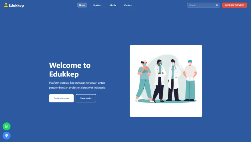 Website Edukasi Keperawatan